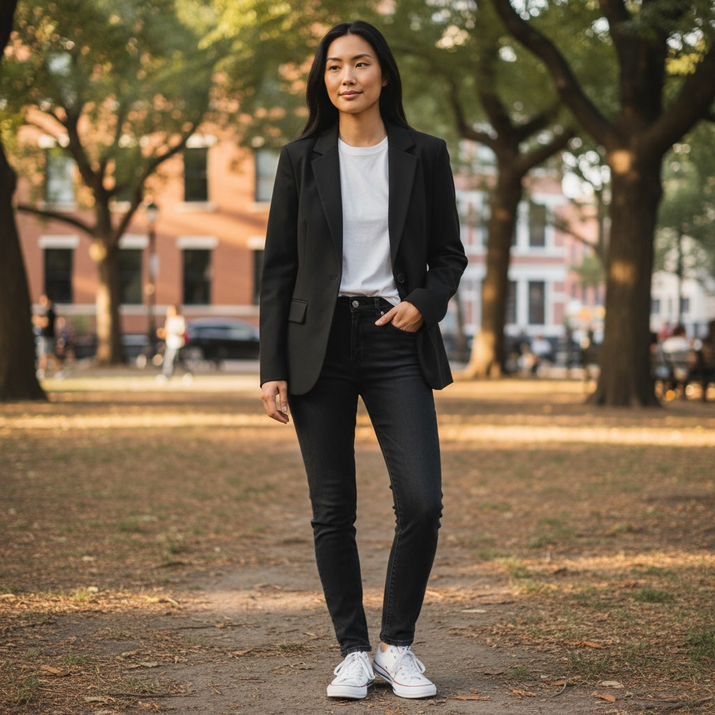 White House Black Market Black Tailored Blazer – Size 0