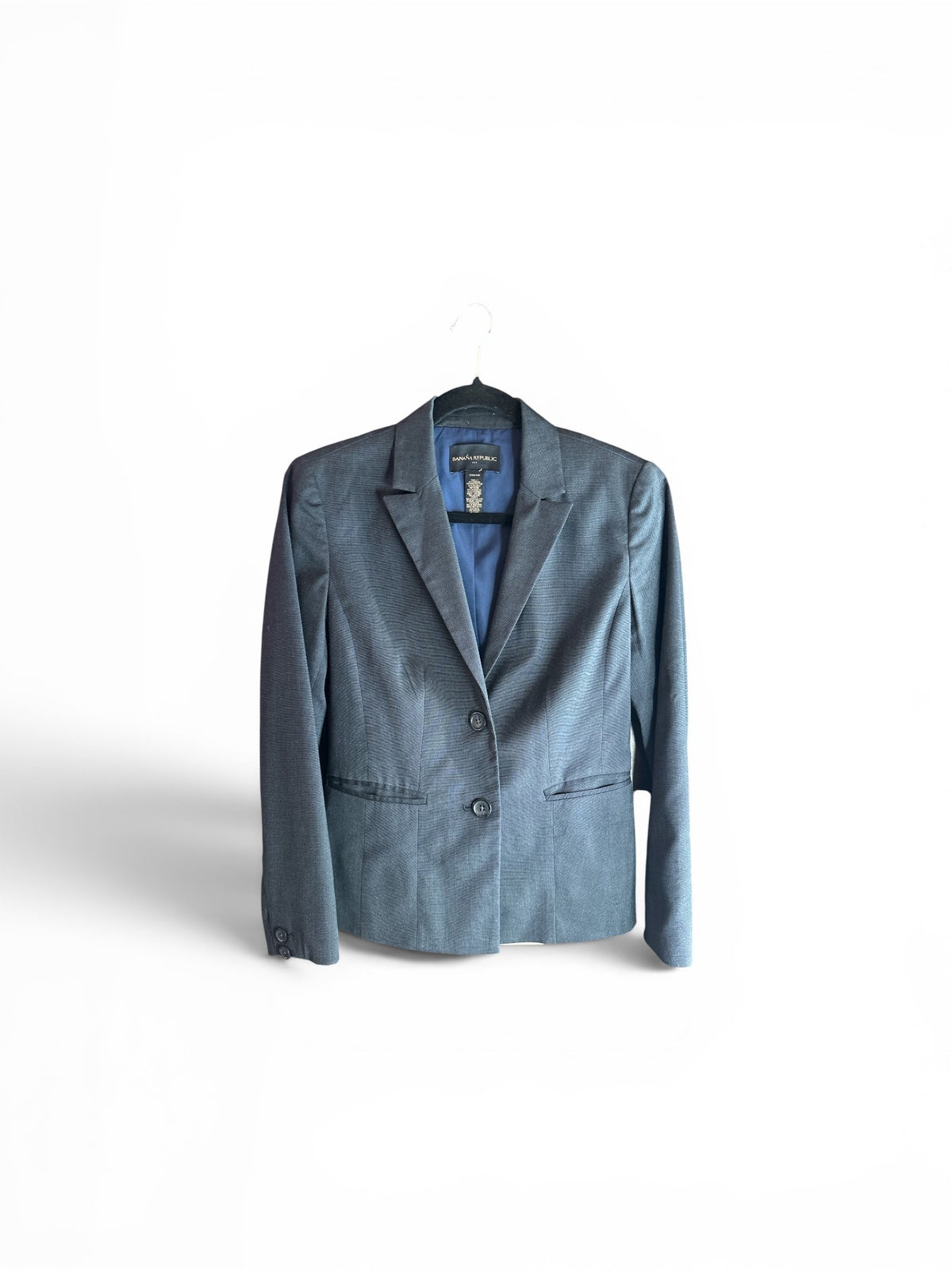 Banana Republic Stretch Tailored Blazer – Dark Blue – Size 4