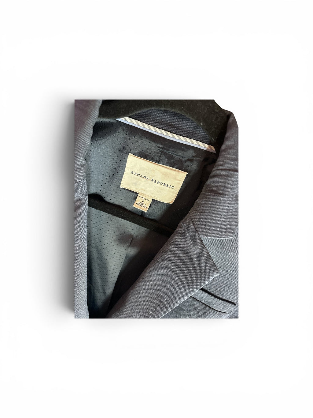 Banana Republic Stretch Tailored Blazer – Blue – Size 4