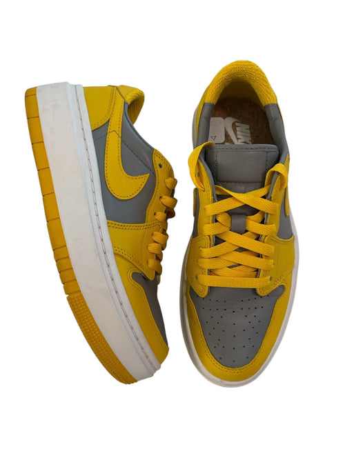 Air Jordan 1 Elevate Low Women’s Sneakers – Cement Grey/Varsity Yellow – Size 7 – Original Box