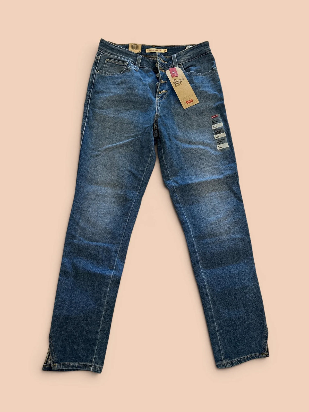 Levi’s 721 High-Rise Skinny Ankle Jeans – Size 8 (29 Waist) – New with Tags