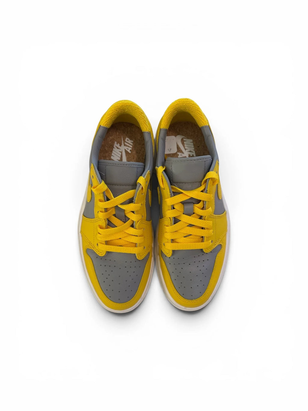 Air Jordan 1 Elevate Low Women’s Sneakers – Cement Grey/Varsity Yellow – Size 7 – Original Box