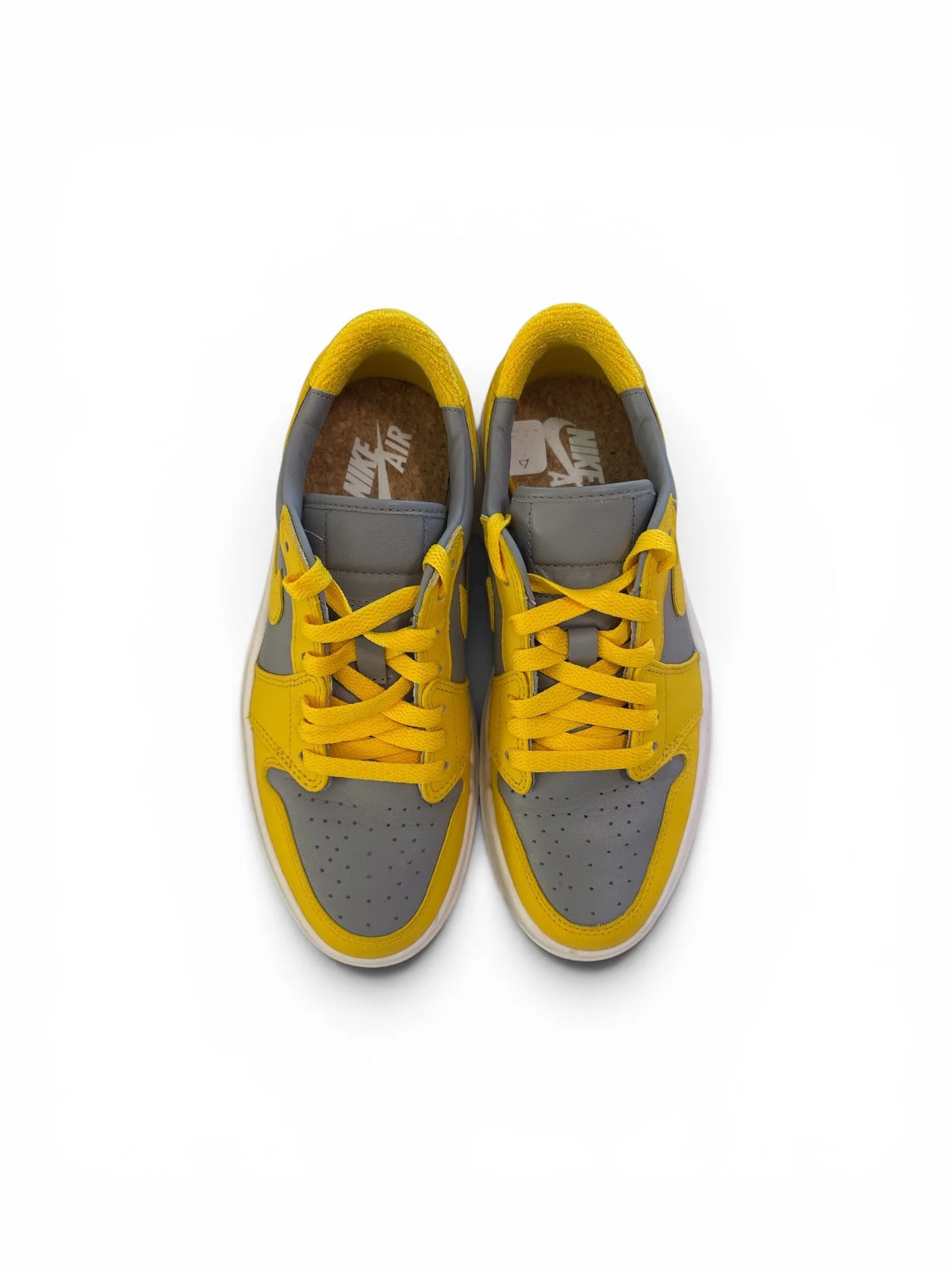 Air Jordan 1 Elevate Low Women’s Sneakers – Cement Grey/Varsity Yellow – Size 7 – Original Box