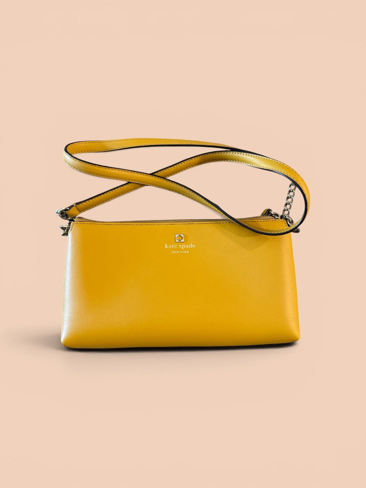Kate Spade New York Yellow Leather Crossbody Bag – Gently Used